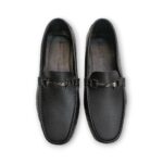 Leather Loafers For Men’s Fashion – Black (With Buckles)