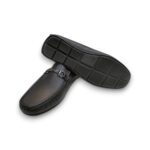 Leather Loafers For Men’s Fashion – Black (With Buckles) - Image 2