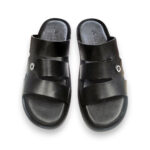 Thong Sandal for Men's- Black - Image 2