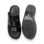 Thong Sandal for Men's- Black - Image 3
