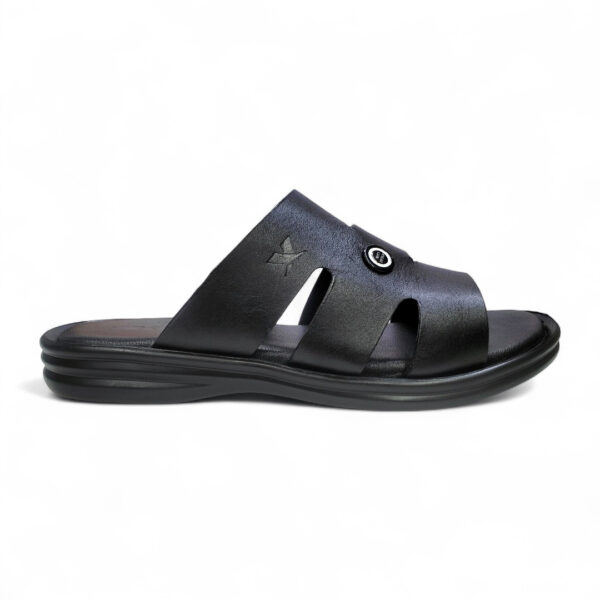 Thong Sandal for Men's- Black - Image 4
