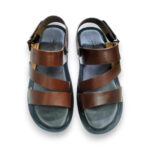Men's Belt Sandal - Brown - Image 2