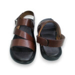 Men's Belt Sandal - Brown - Image 3