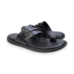 Men's Toe-Ring Sandal - Black - Image 4